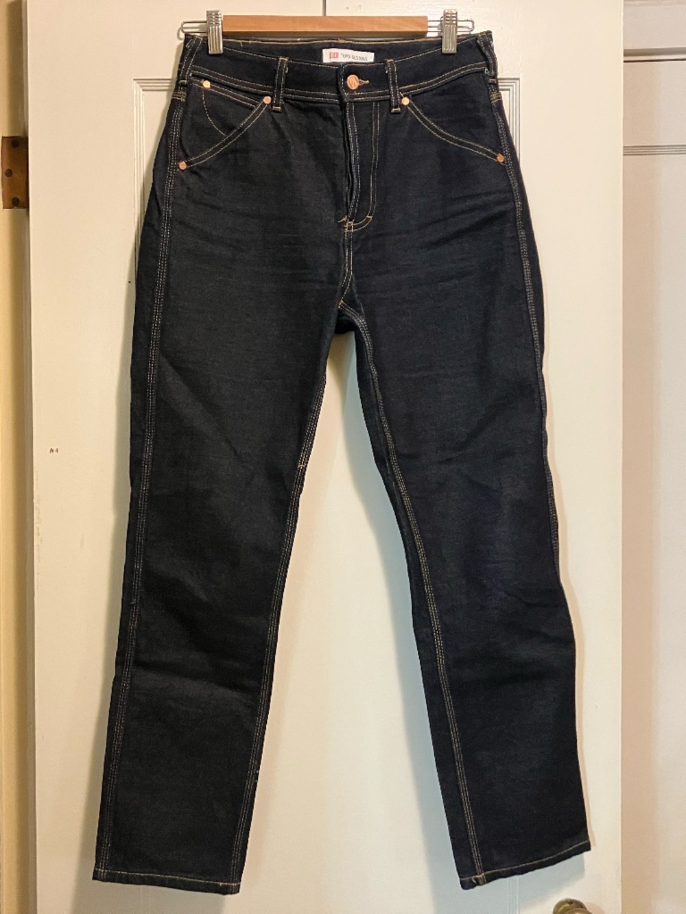 Topo Designs 5-pocket dark jeans — EUC